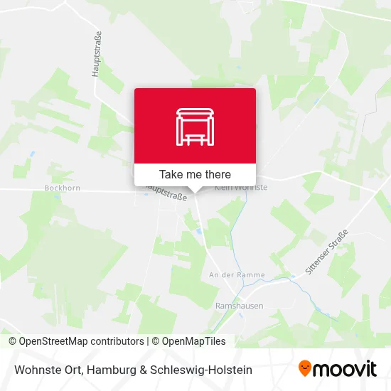 Wohnste Ort map