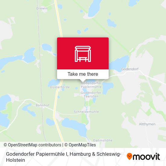 Godendorfer Papiermühle I map