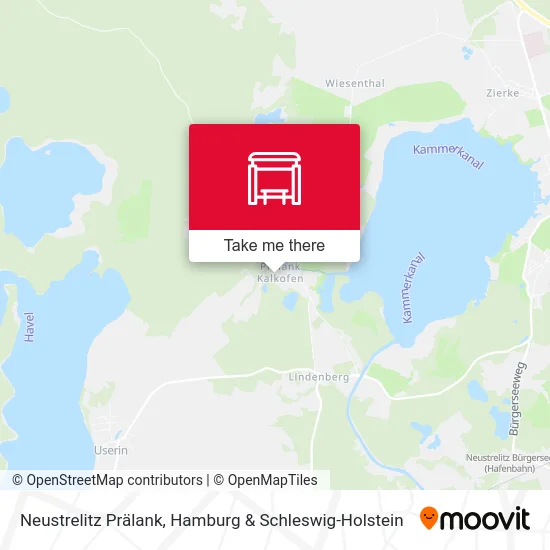 Карта Neustrelitz Prälank