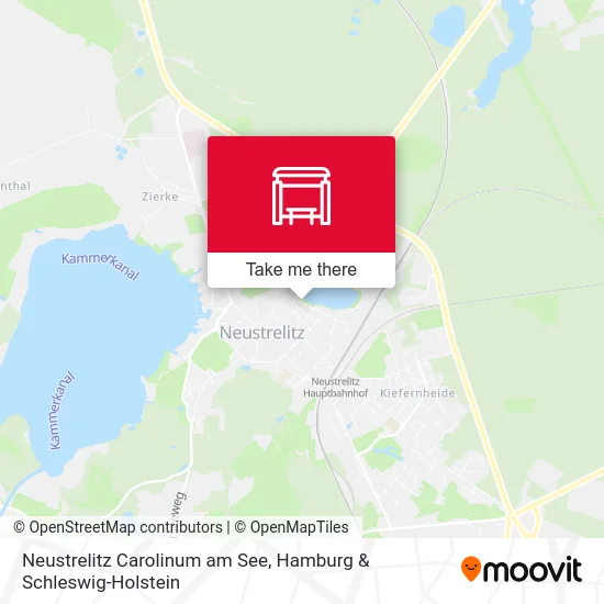 Карта Neustrelitz Carolinum am See