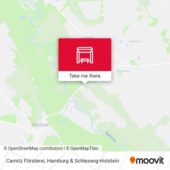 Camitz Försterei map