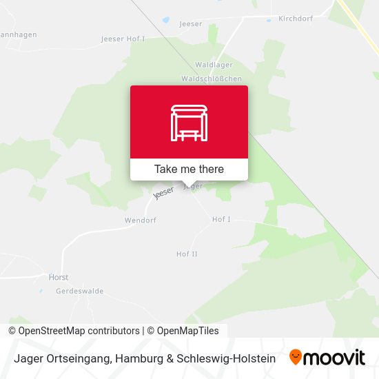 Jager Ortseingang map