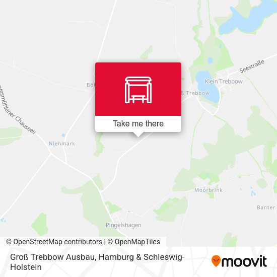 Groß Trebbow Ausbau map