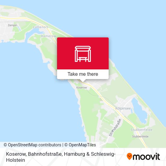 Koserow, Bahnhofstraße map