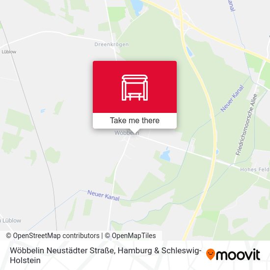 Wöbbelin Neustädter Straße map