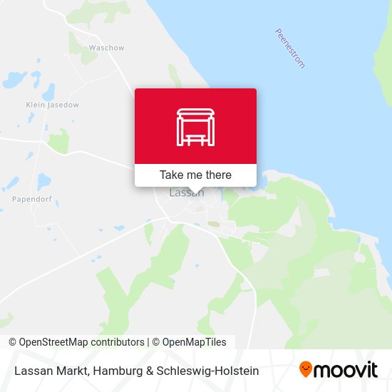 Lassan Markt map