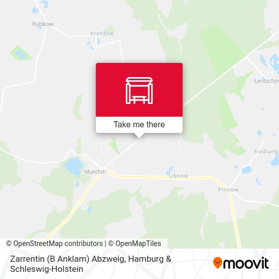 Zarrentin (B Anklam) Abzweig map