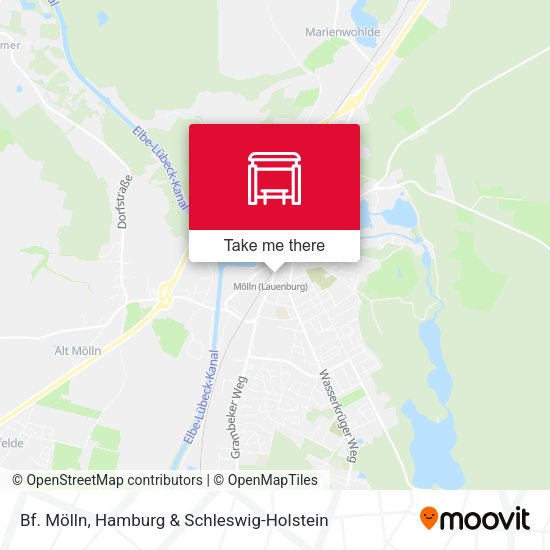 Карта Bf. Mölln