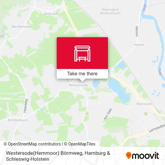 Карта Westersode(Hemmoor) Börmweg