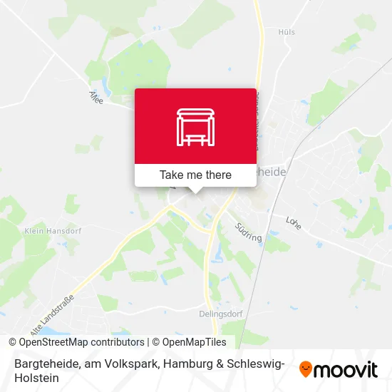 Карта Bargteheide, am Volkspark
