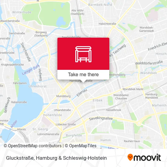 Карта Gluckstraße