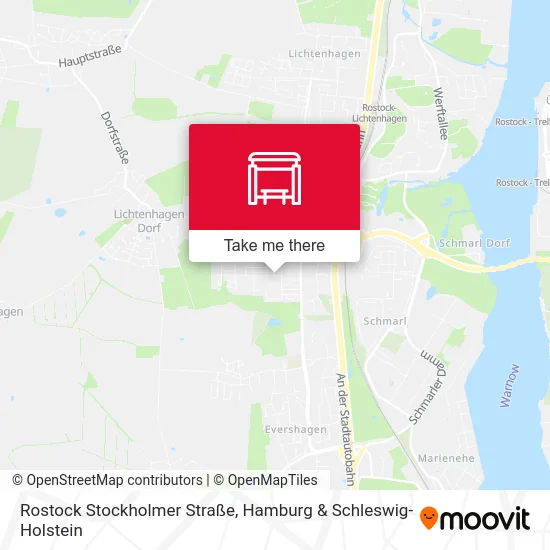 Карта Rostock Stockholmer Straße