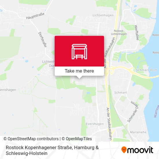 Rostock Kopenhagener Straße map