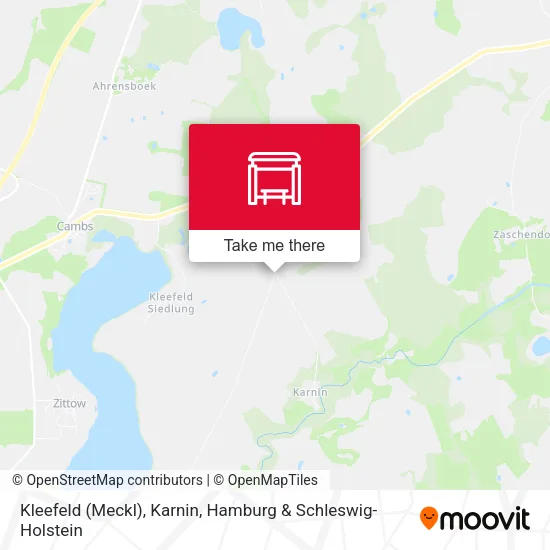 Карта Kleefeld (Meckl), Karnin