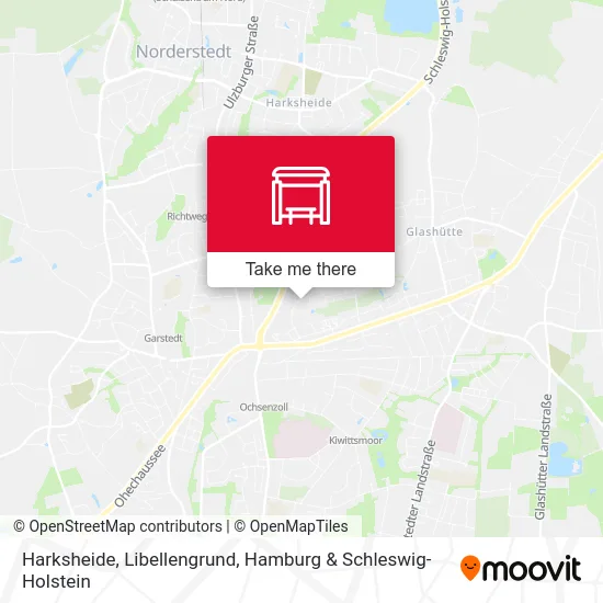 Карта Harksheide, Libellengrund