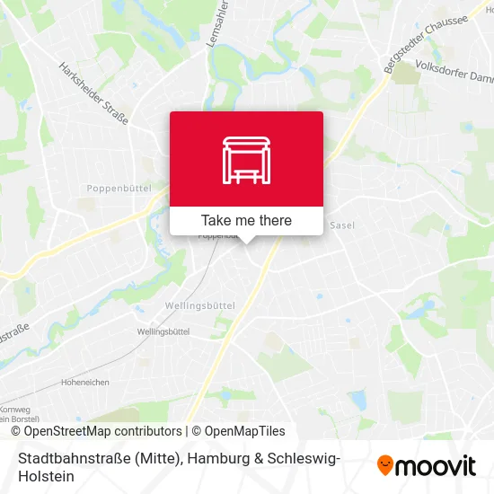 Карта Stadtbahnstraße (Mitte)