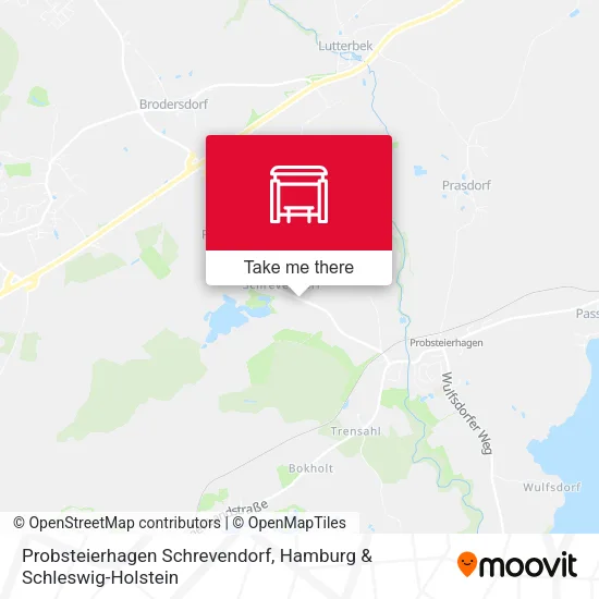 Карта Probsteierhagen Schrevendorf