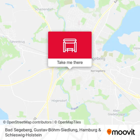 Карта Bad Segeberg, Gustav-Böhm-Siedlung