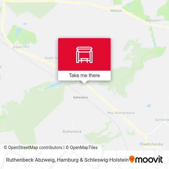 Ruthenbeck Abzweig map