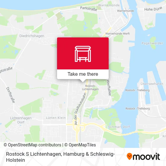Rostock S Lichtenhagen map