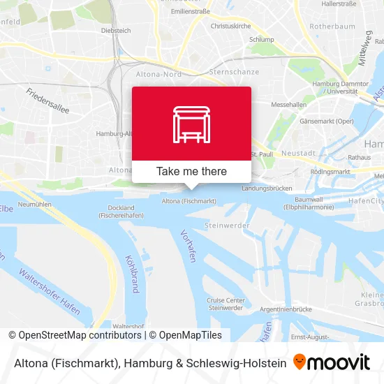 Altona (Fischmarkt) map