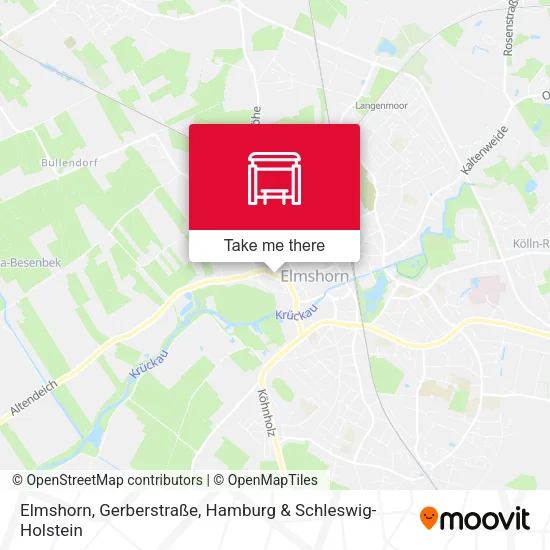 Карта Elmshorn, Gerberstraße