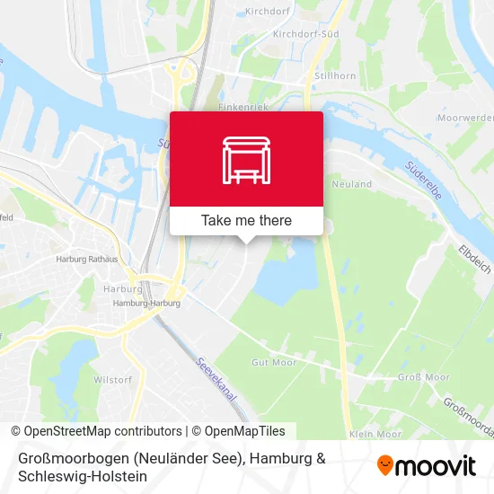 Карта Großmoorbogen (Neuländer See)