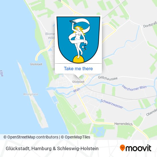 Glückstadt map