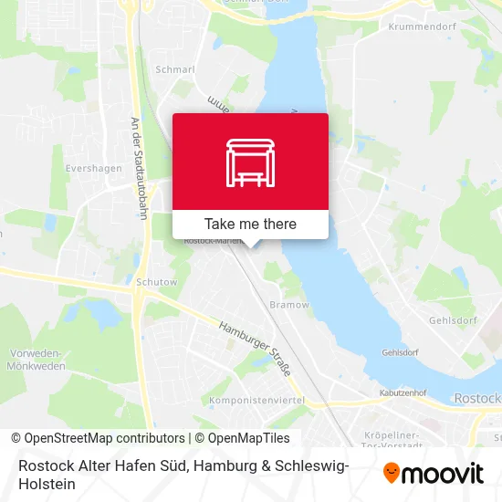 Rostock Alter Hafen Süd map