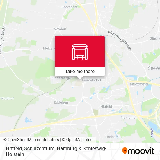 Карта Hittfeld, Schulzentrum