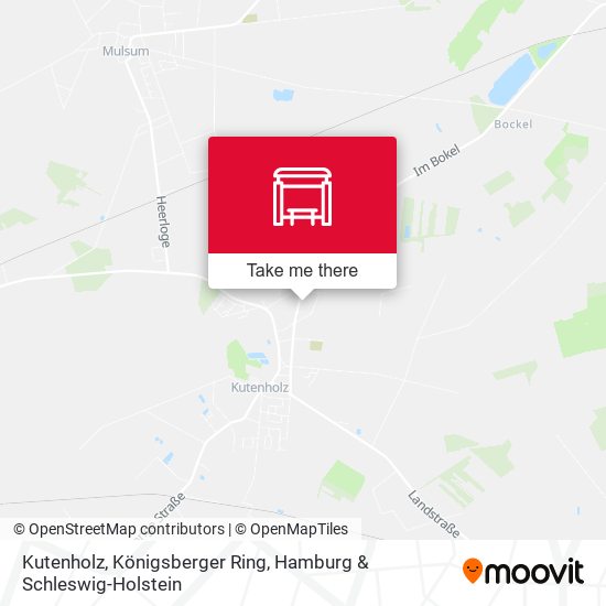 Kutenholz, Königsberger Ring map