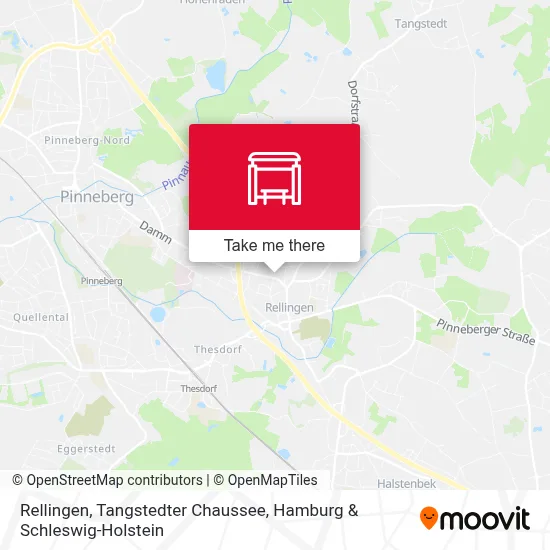 Rellingen, Tangstedter Chaussee map