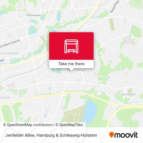 Jenfelder Allee map