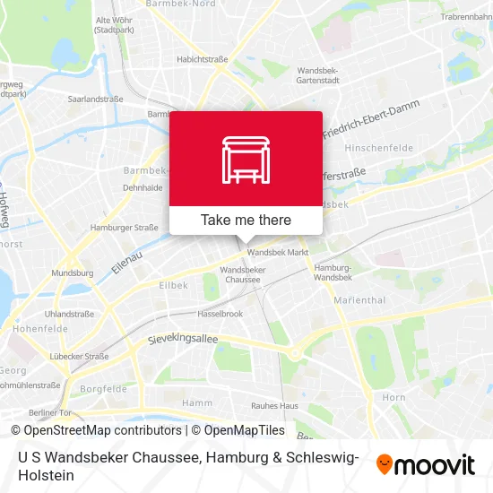 Карта U S Wandsbeker Chaussee