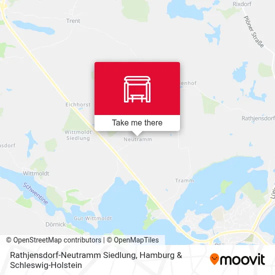 Rathjensdorf-Neutramm Siedlung map