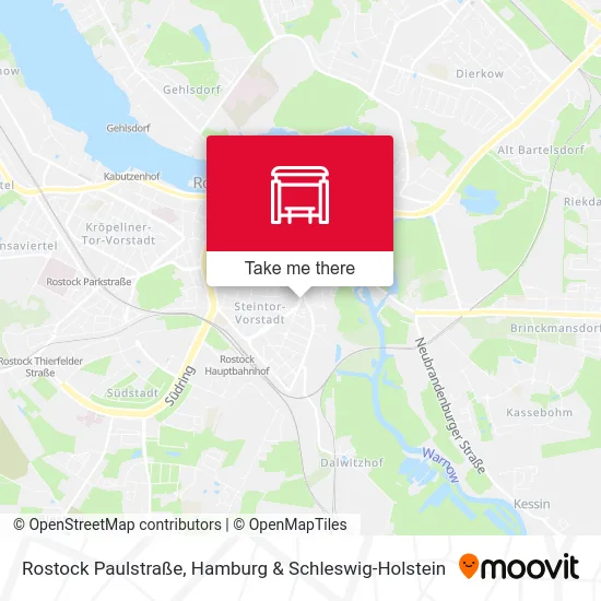 Rostock Paulstraße map