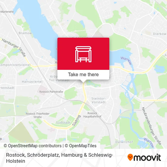 Rostock, Schröderplatz map