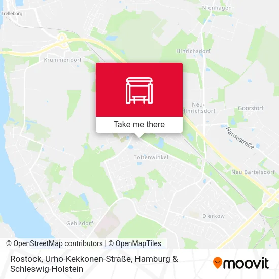 Rostock, Urho-Kekkonen-Straße map