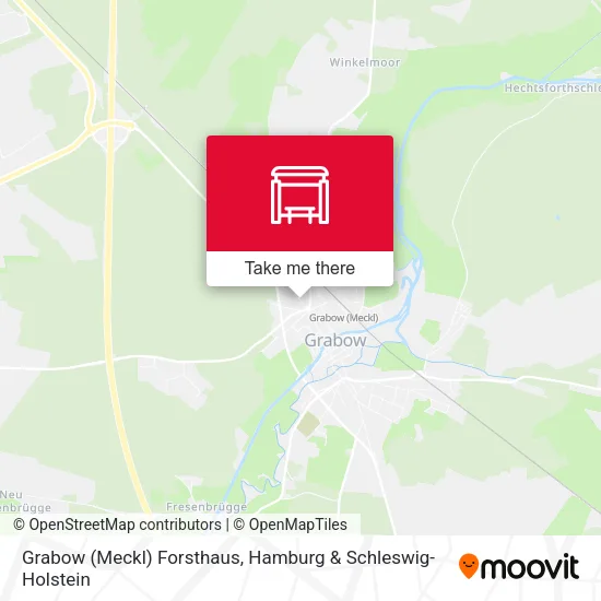 Карта Grabow (Meckl) Forsthaus