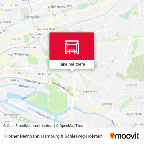 Карта Horner Rennbahn