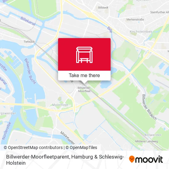 Карта Billwerder-Moorfleetparent