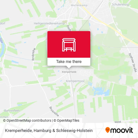 Карта Kremperheide
