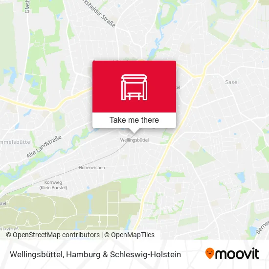 Wellingsbüttel map