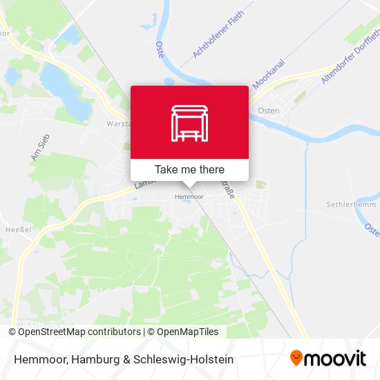 Hemmoor map