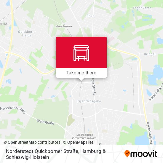 Norderstedt Quickborner Straße map