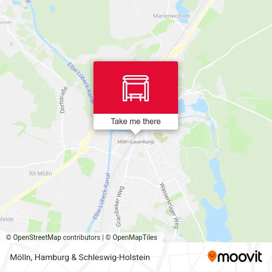 Карта Mölln
