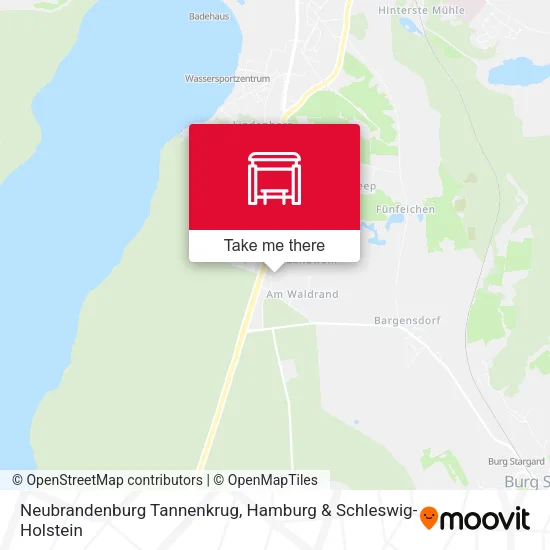 Карта Neubrandenburg Tannenkrug