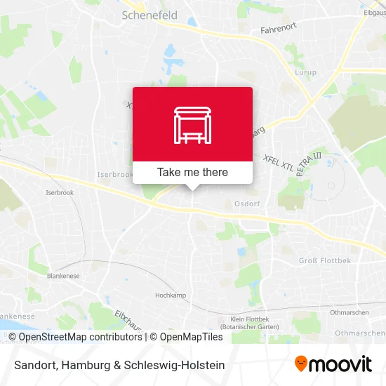 Sandort map