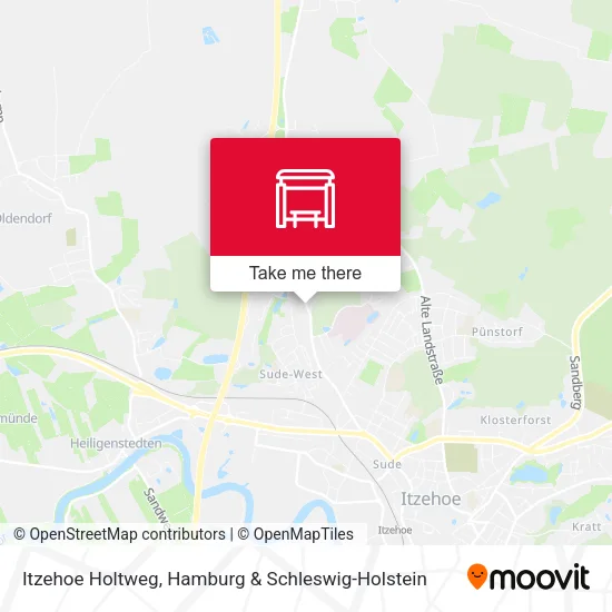 Карта Itzehoe Holtweg