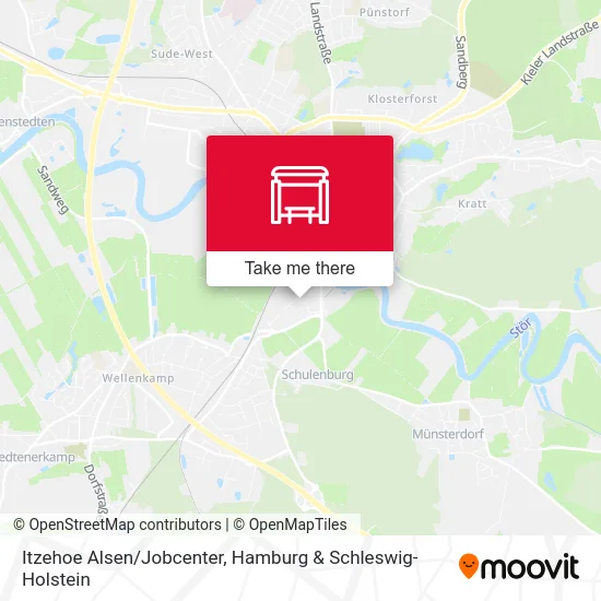 Карта Itzehoe Alsen/Jobcenter